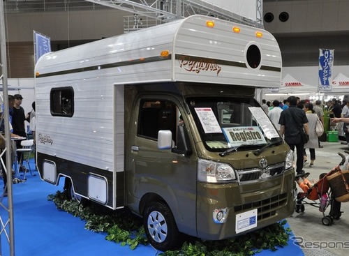 【東京キャンピングカーショー2017】ベースは軽自動車でも白ナンバーの“キャブコン”が大注目 画像