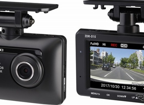 2つのカメラでしっかり録画！ 機能満載の新型ドラレコ発売…コムテック 画像