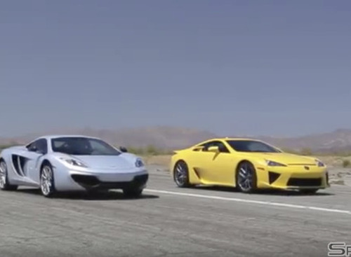 【動画】4強が激突！LFA vs MP4 vs ヴェイロン vs アヴェンタドール、最強トーナメントを制したのは？ 画像