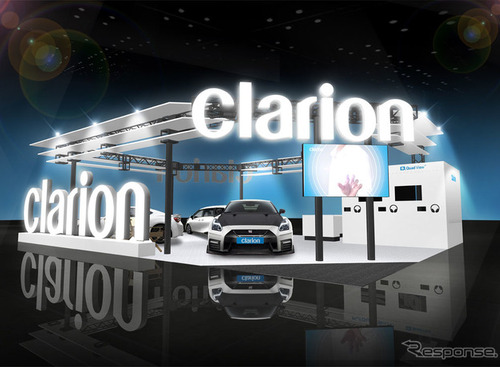 東京オートサロン2018の会場でフルデジタルサウンドを聴き比べよう！…クラリオン 画像