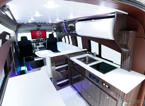 【東京キャンピングカーショー2018】日産、「家電が使える」キャラバン・グランピング仕様などを出展予定 画像