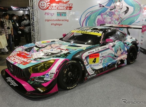 片山右京も大絶賛！ 初音ミクが描かれたレーシングマシンに釘付け…東京オートサロン2019 画像
