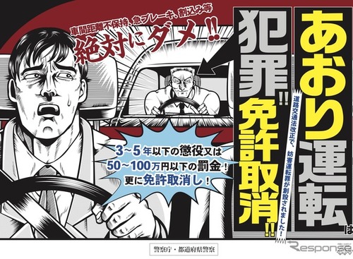 「あおり運転ドライバーは排除を」　厳罰化で警察庁が通達 画像