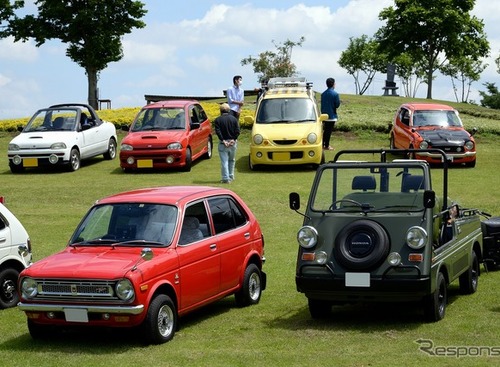 サブロク軽など、懐かしのスモールカーが大集合…昭和平成軽自動車展示会 画像