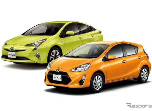 新車乗用車販売ランキング、トヨタがトップ3を2年連続で独占　2016年度上半期車名別 画像