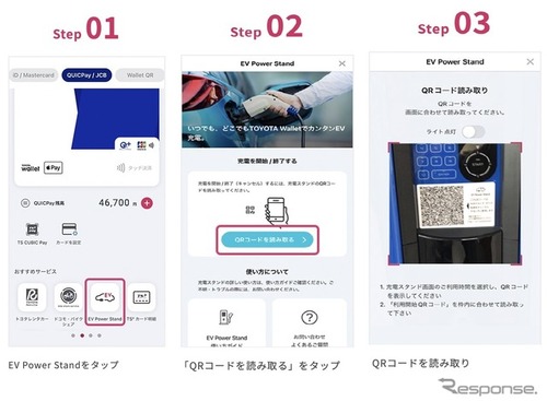 TOYOTA Wallet に「EV充電サービス」のミニアプリを追加 画像