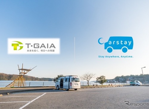 快適なバンライフスポットの基盤整備へ…ティーガイアとCarstayが提携 画像