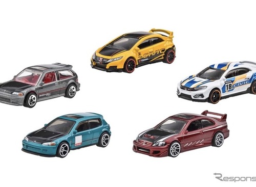 生誕50周年の『シビック』 がホットウィールに…グランド、スポーツなど歴代5車種 画像