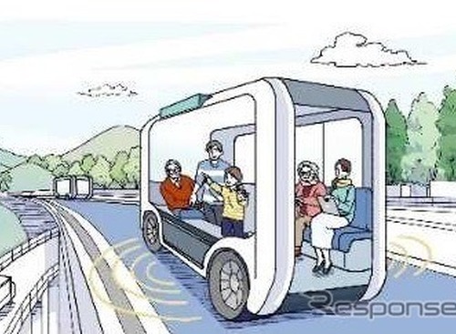 2040年道路政策ビジョン---自動運転の道路側支援など　国交省 画像
