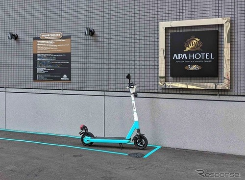 東横イン＆アパ、都内ホテルに「LUUP」導入…電動モビリティで近距離移動もラクラク 画像