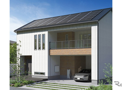 パナソニック、太陽光エネルギーを効率的にフル活用するV2H蓄電システム開発 画像