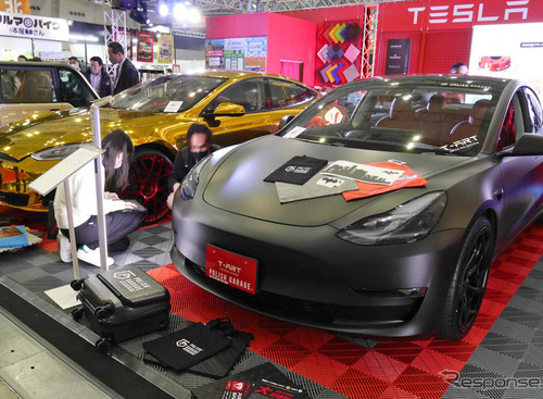 テスラのラッピング&カスタムカーがズラリ「テスラ・アライアンス」とは…東京オートサロン2023 画像
