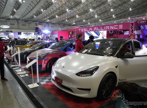 EVカスタムの最前線!?  個性が光るテスラたち…東京オートサロン2023［詳細画像］ 画像