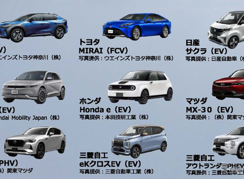 次世代自動車試乗会、9モデルが横浜に集結　2月23日 画像