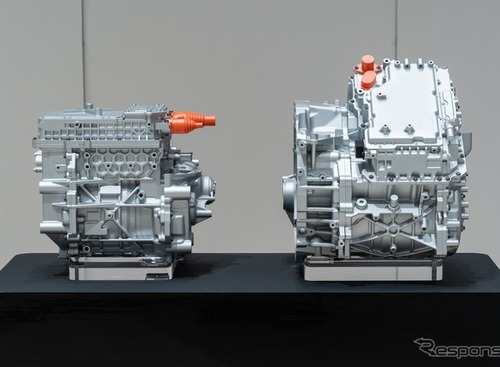 日産が「新開発電動パワートレイン」の試作ユニット公開、コスト30％削減で競争力強化へ 画像