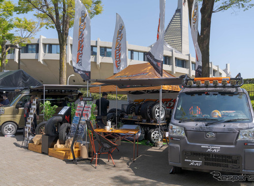 軽自動車向けカスタムにもピッタリなタイヤ、ヨコハマ ジオランダー...アウトドアデイジャパン東京 2023 画像