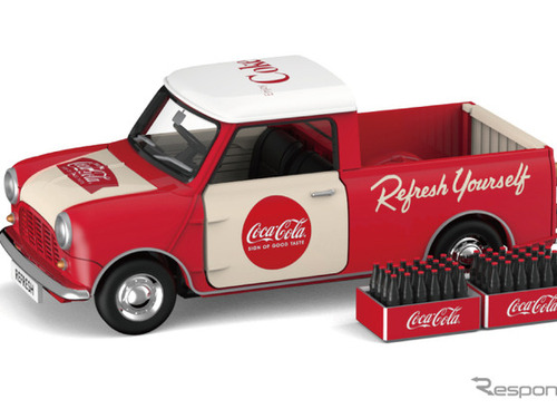 レトロな「モーリス・ミニ」のコカ・コーラ仕様を1/50スケールで再現 画像