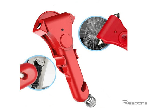 大音量緊急アラーム搭載、自動車用緊急脱出ハンマー「まもるくん」…LEAGUE 画像