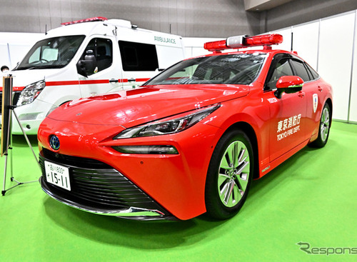 消防もエコカー、水素で走る・電気で走る…東京国際消防防災展2023 画像