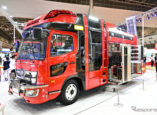 ヒーローの相棒、モリタの消防車キャビンはかっこいい…東京国際消防防災展2023 画像