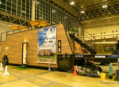 使い道は無限大！ 超大型トレーラーハウス「フェイクトレーラー」初披露、1日25万円からレンタル…アソモビ2023 画像