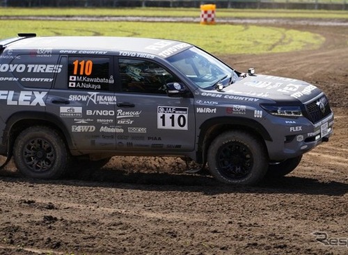 オープンカントリー装着の川畑真人選手、ラリー北海道でクラス優勝 画像