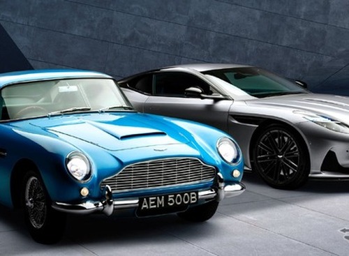 アストンマーティンの名車『DB5』が誕生60周年…血統は『DB12』に 画像