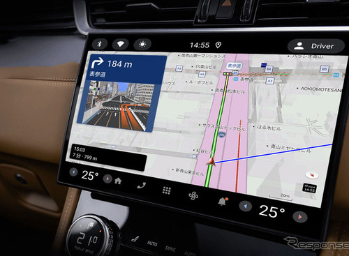カーナビタイム、Android Automotive OSに対応…スマホ接続不要で大画面に 画像