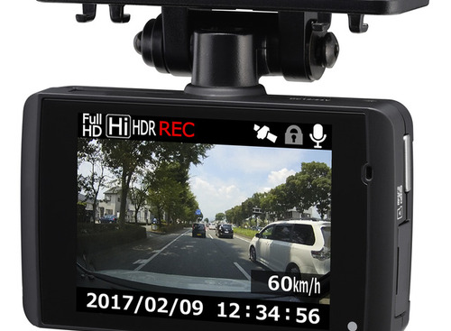 夜間でも明るく撮影! コムテックの新型ドライブレコーダー 画像