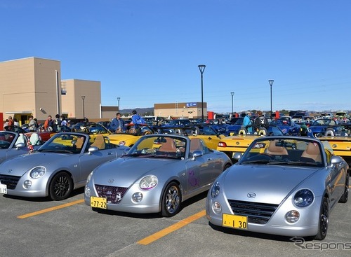 100台のコペンがショッピングセンター屋上に集合…第3回アツギコペンフェスティバル 画像