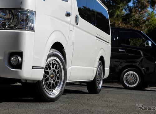 BBSが新たに手掛けた「ハイエース用ホイール」の魅力とは？…東京オートサロン2024で展示予定 画像