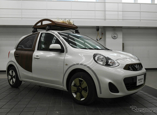 日産が中古『マーチ』をカスタム、テーマはパティシエ…東京オートサロン2024［詳細画像］ 画像