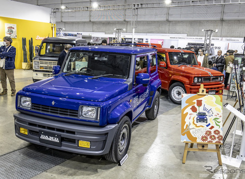 ジムニーと「サンクターボ」＆「デルタインテグラーレ」が融合!? ダムドの最新レトロカスタム…東京オートサロン2024 画像