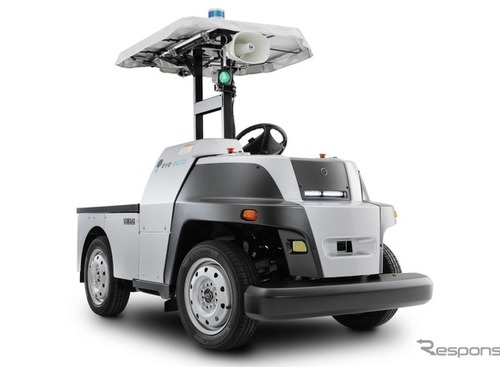 イブ・オート、屋外対応の無軌道型自動搬送サービスを訴求…オートモーティブワールド2024 画像