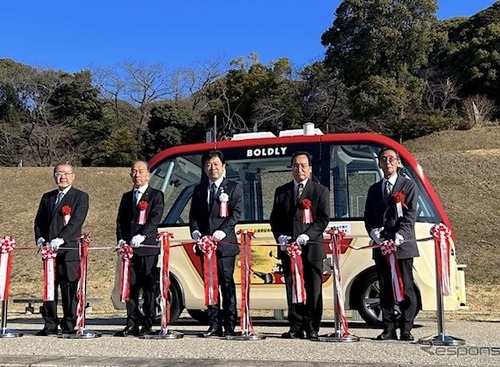 愛知県小牧市で自動運転バスの実証運行開始 画像