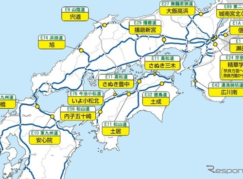 ETC専用化進む、NEXCO西日本が17料金所を新たに変更 画像
