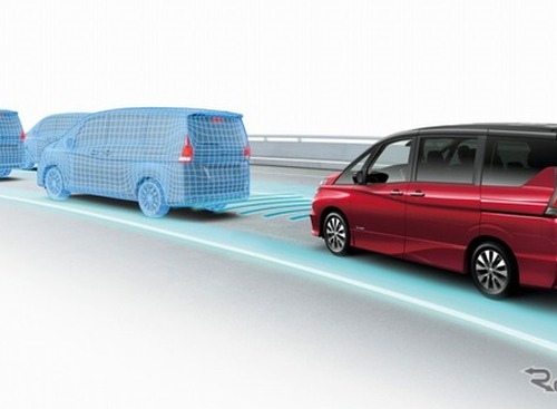 【日産 プロパイロット】高速道路単一車線向けの自動運転技術、新型セレナに初搭載 画像