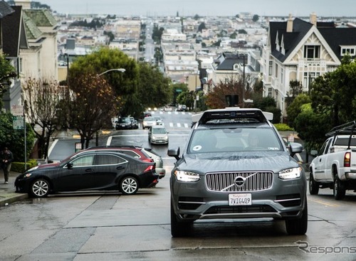 新型ボルボ XC90 をUberが自動運転テストに使用 画像