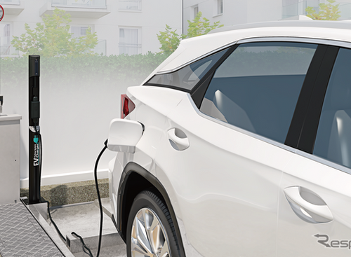 テラチャージと日栄インテック、機械式駐車場向けEV充電器を提供開始 画像