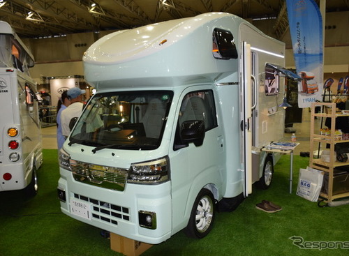 軽自動車がキャンピングカーに！ 若者ユーザーの増加に期待…東京アウトドアショー2024 画像