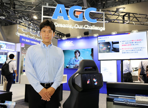 ＡＧＣの「車載ディスプレイ用加飾カバーガラス」が車内インテリアにもたらす新たな世界観…“曲げ”の技術を活かして実現 画像