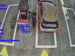 ガソリンスタンドの人手不足解消へ、コスモ石油とELEMENTSがAI給油監視システムの実証実験 画像