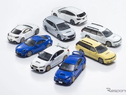 「ファミマで買えるミニカー」新作はスバル4車種…KYOSHO 64 Collection