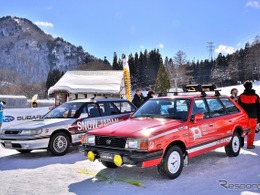 レオーネや歴代レガシィが苗場スキー場に登場！…SUBARU ゲレンデタクシー2025