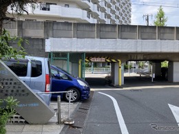 軽自動車ベストセラーは通れない？ 桁下1.8mの低いガード…京浜急行・八丁畷