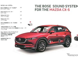 【マツダ CX-5 新型】新車購入時に「Boseサウンドシステム」を選ぶべき理由 画像