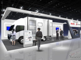 いすゞとUDトラックス、初の共同出展で次世代物流技術を披露…人とくるまのテクノロジー展 2025