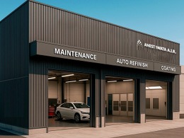 塗装機器メーカーが、整備・修理・カーコーティングを提供する専門店をオープン予定