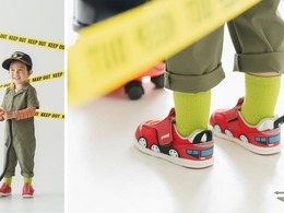 人気のゴミ収集車モチーフも、車好きキッズ向けスニーカー「IFME のりものシリーズ」新登場
