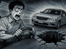 目の前に穴！　国交省が警告する「陥没時」の安全行動とは？
